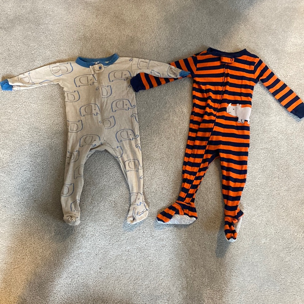 12M Footie Pajama Bundle